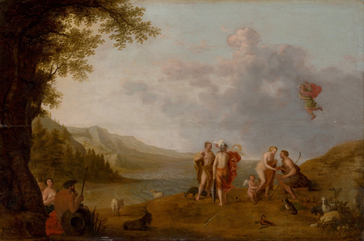 The Judgement of Paris, c. 1650. av Cornelis Adamsz. Willaerts