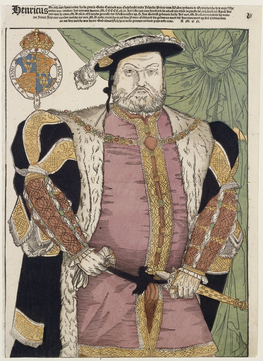 Porträtt av Henrik VIII av England av Cornelis Anthonisz. (manner of)