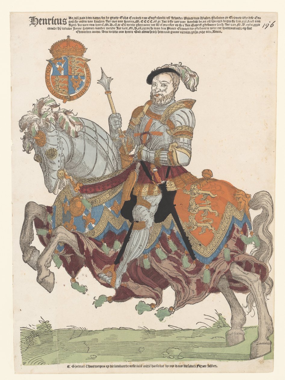 Porträtt av Henrik VIII av England av Cornelis Anthonisz. (manner of)