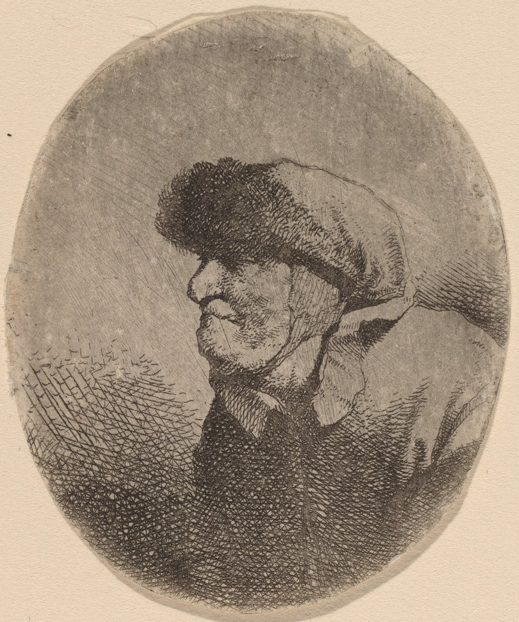 スウェーデンの老婆の胸像 av Cornelis Pietersz Bega