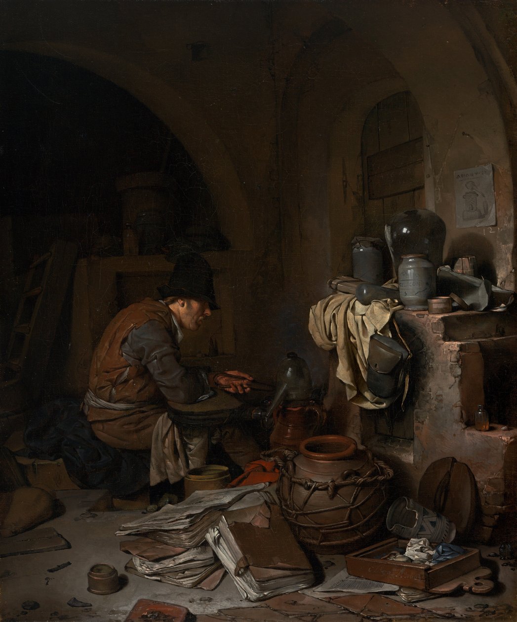 Alkemisten av Cornelis Pietersz Bega