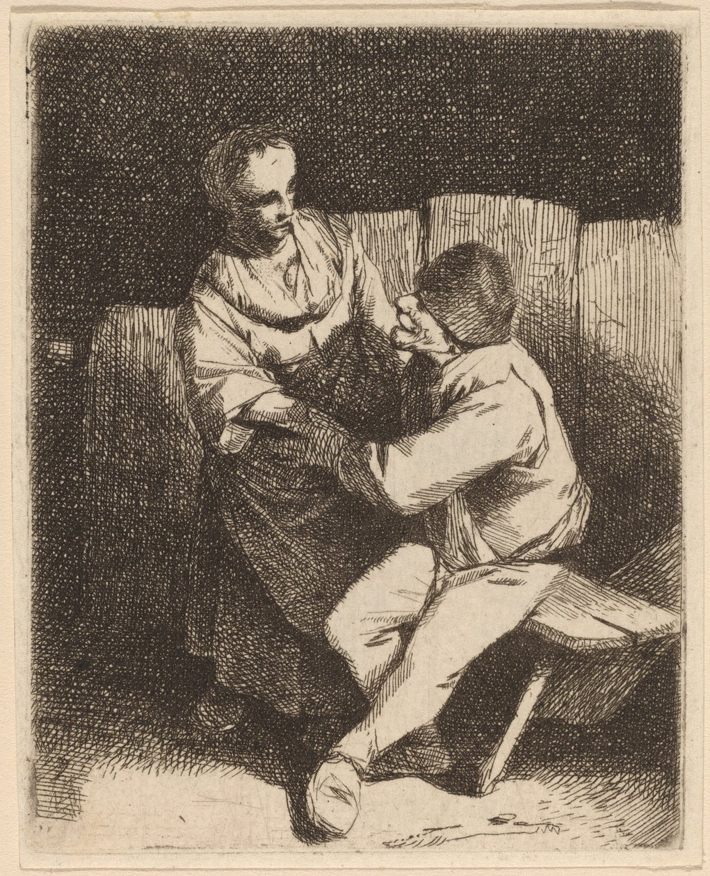 Den vägrade smekningen av Cornelis Pietersz Bega