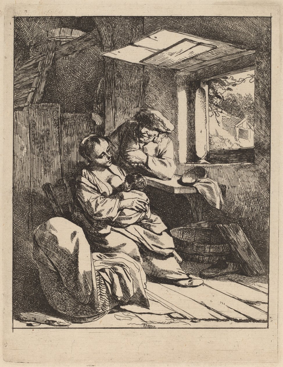 Den unga modern av Cornelis Pietersz Bega
