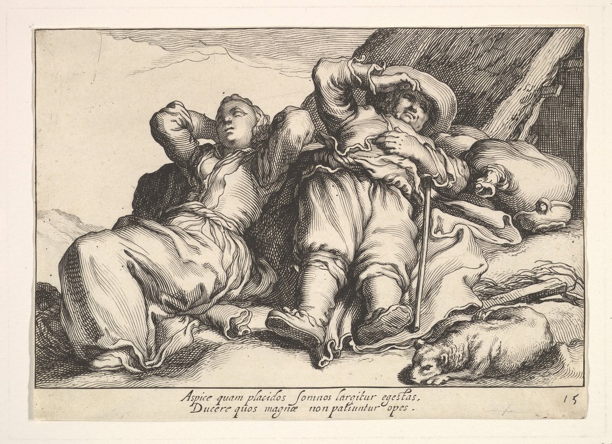 Sysselsättningens nöjen. av Cornelis Bloemaert
