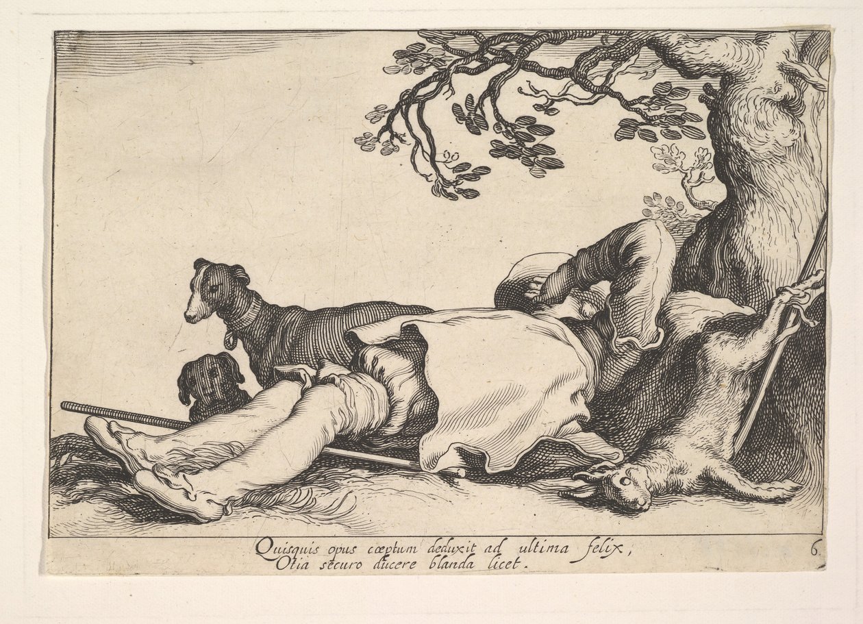 Sysselsättningens nöjen. av Cornelis Bloemaert