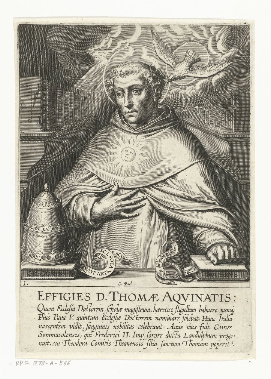 Sankt Thomas av Aquino The Life of Saint Thomas Aquinas (serietitel) av Cornelis Boel