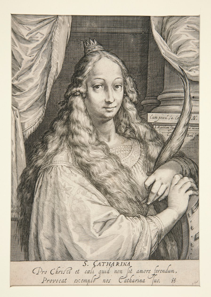 Den heliga Katarina av Alexandria av Cornelis Boel