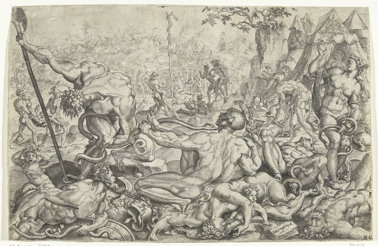 Giftormpest och kopparormen av Cornelis Bos