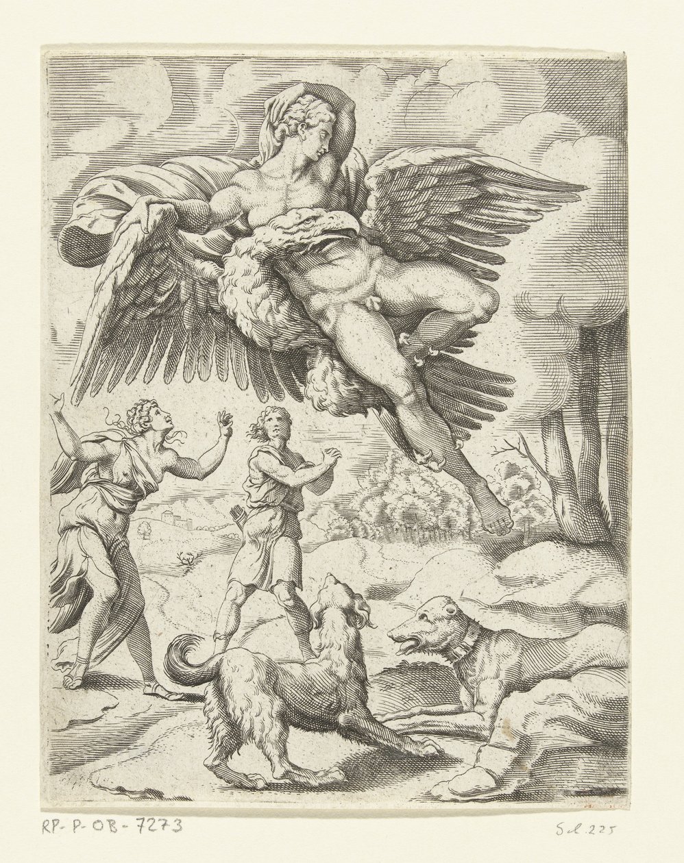 Jupiter och Ganymedes Jupiters kärleksäventyr (serietitel) av Cornelis Bos