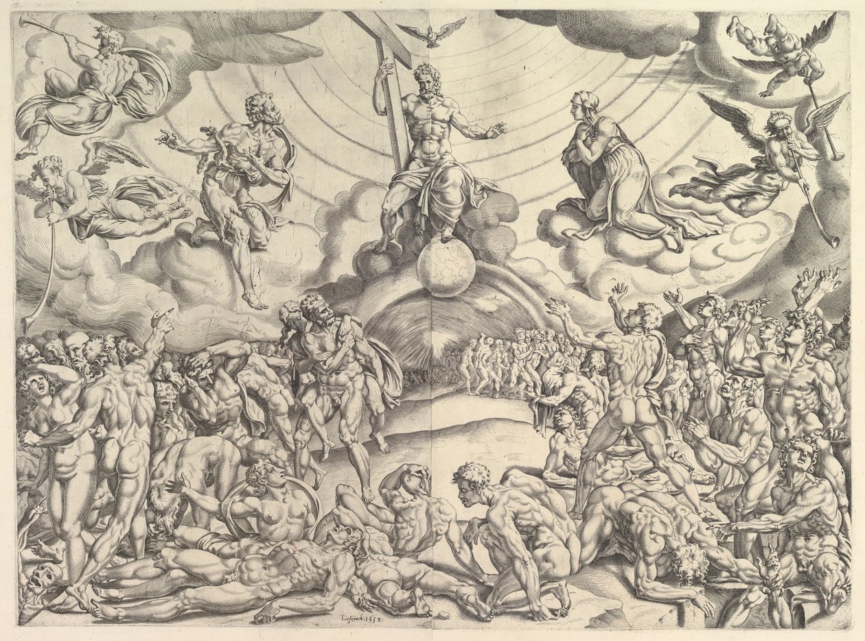 Den sista domen, ca. 1548-50. av Cornelis Bos