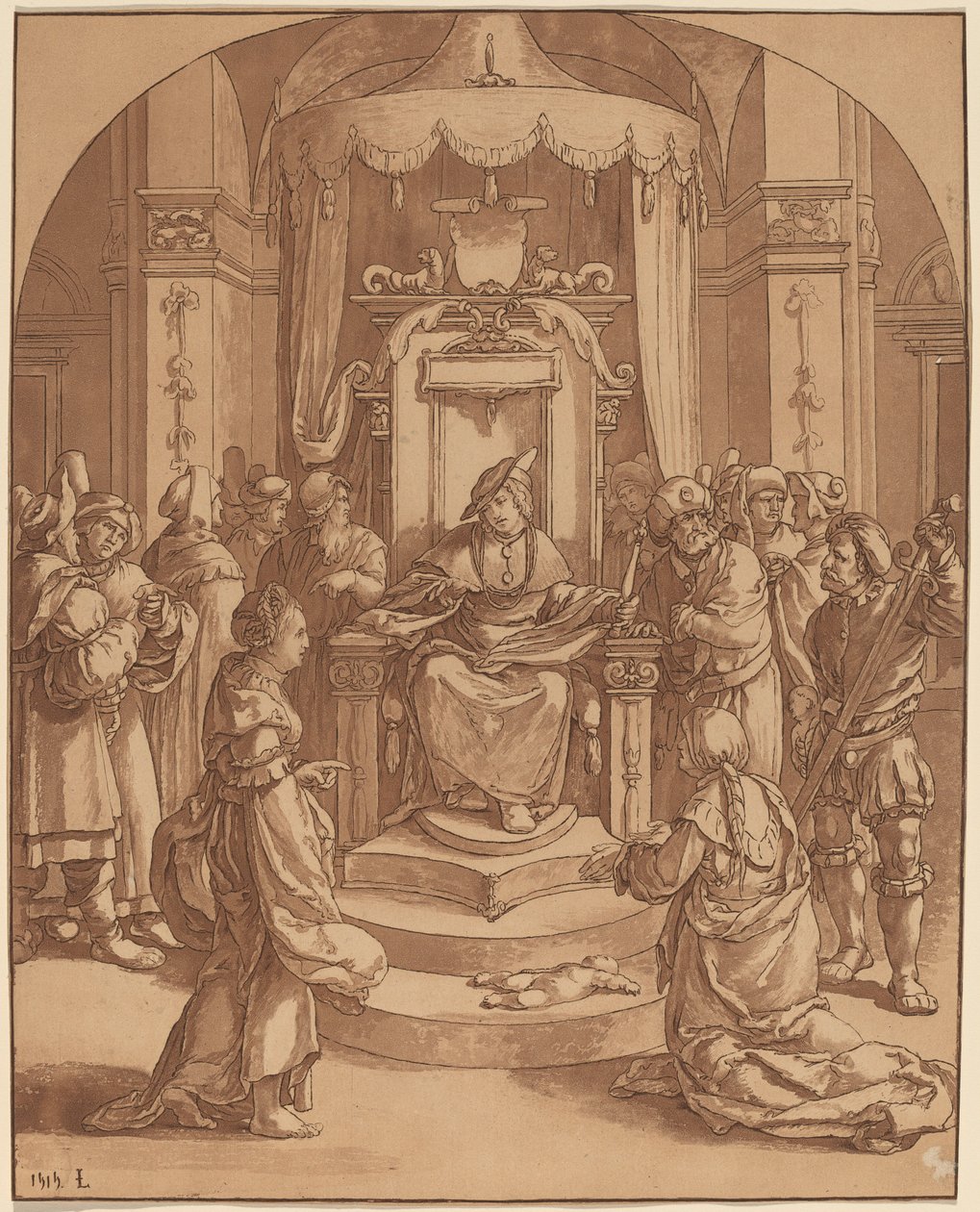 Salomos dom, 1782. av Cornelis Brouwer