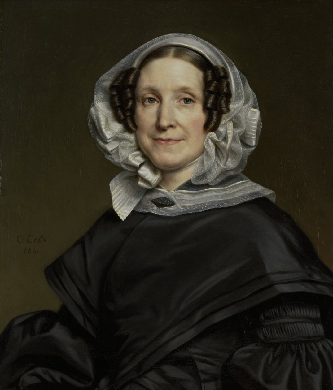 Aryna av krukan (1786-1850). Hustru till N. J. A. C. Hoffmann av Cornelis Cels (signed by artist)