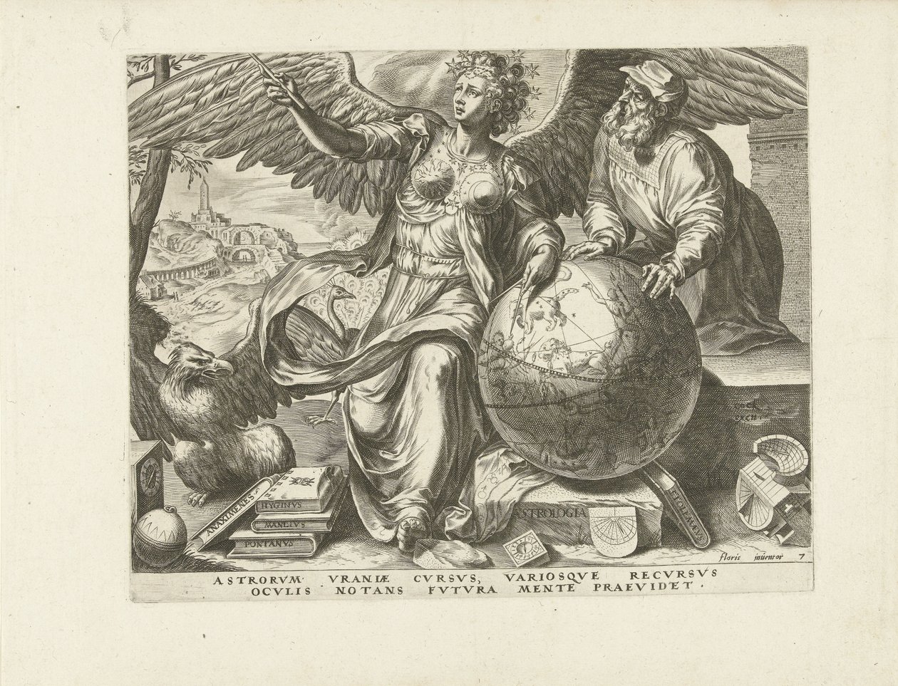 Astrologia (astronomi) The Seven Liberal Arts (serietitel) av Cornelis Cort
