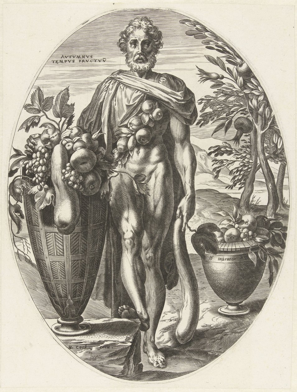 höst Gods of Agriculture (serietitel) av Cornelis Cort