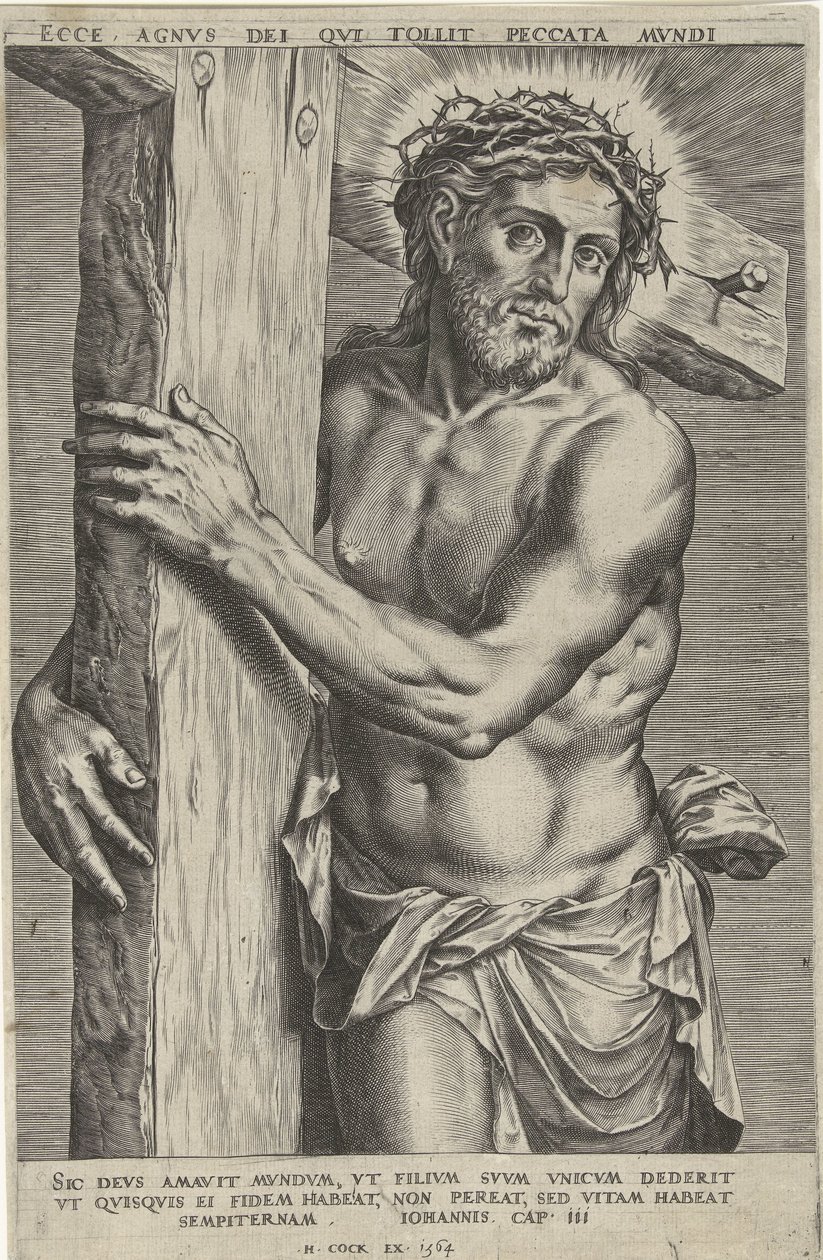 Kristus som man av sorger av Cornelis Cort