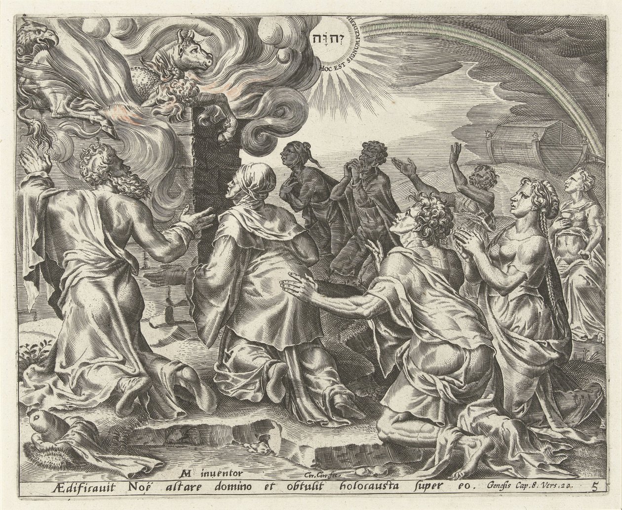 Noaks offer History of Noah (serietitel) av Cornelis Cort