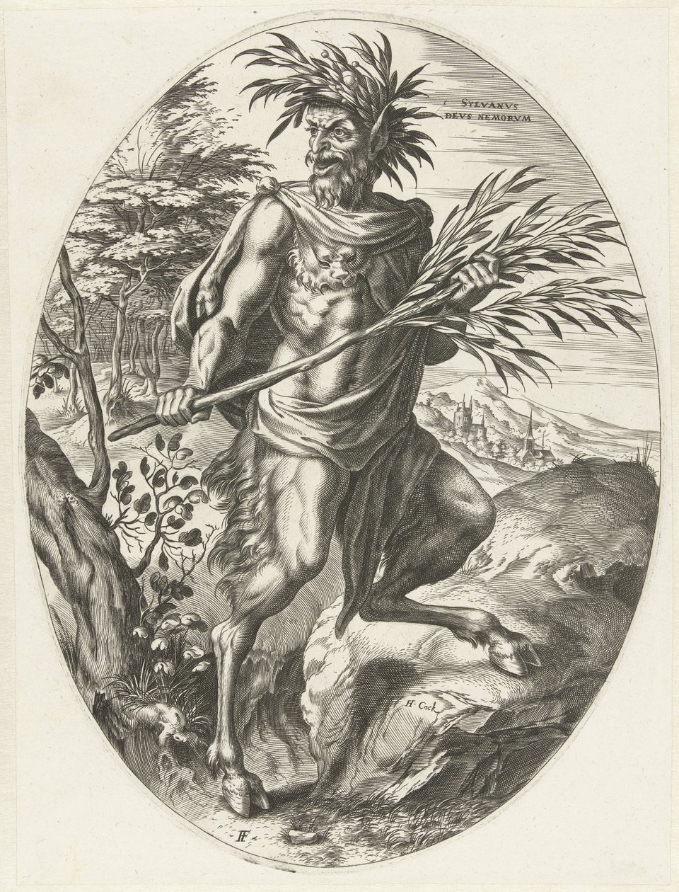 Sylvanus Gods of Agriculture (serietitel) av Cornelis Cort