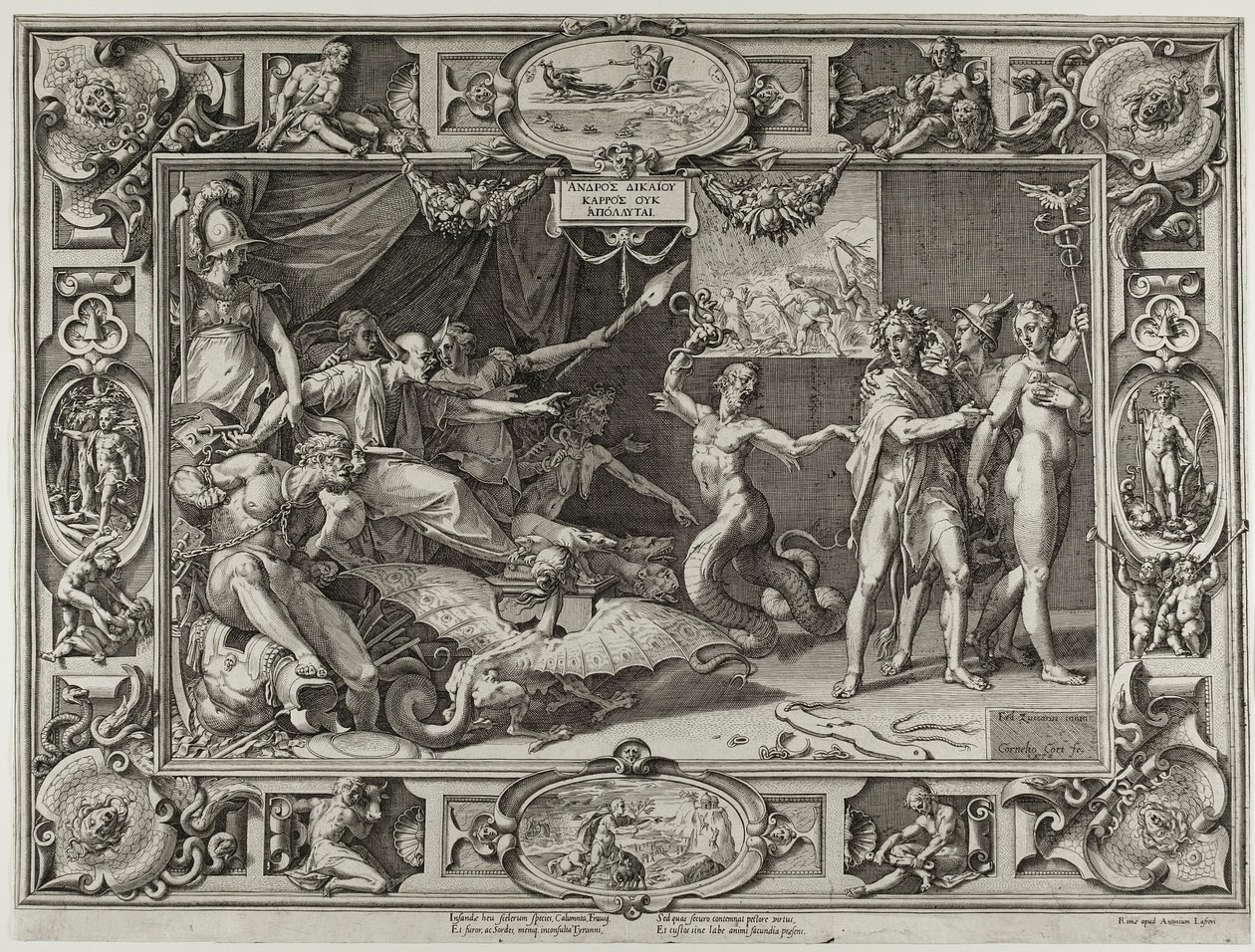 Apelles förtal av Cornelis Cort