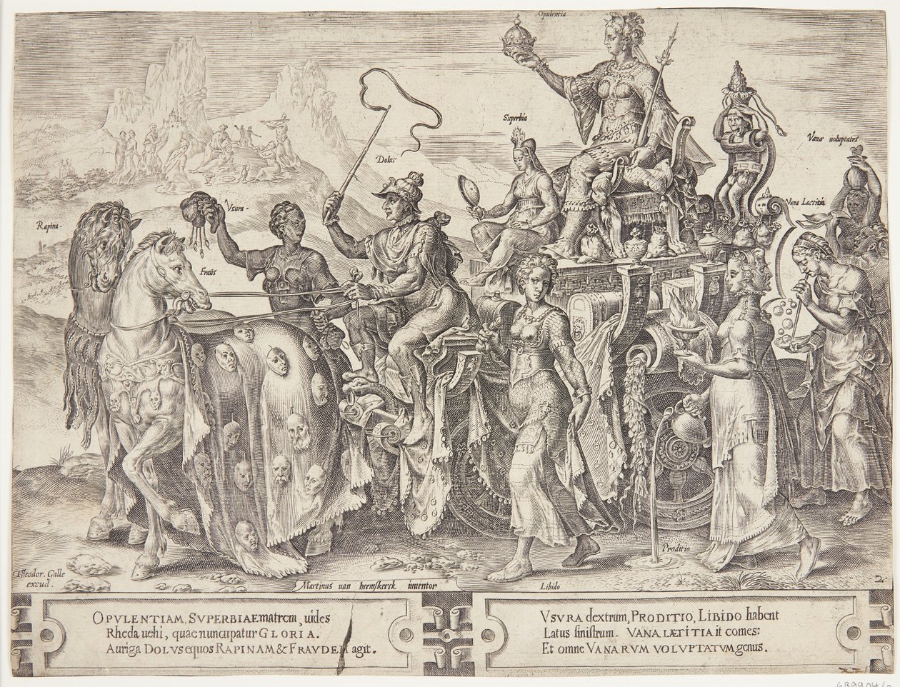 Rikedomarnas triumf av Cornelis Cort