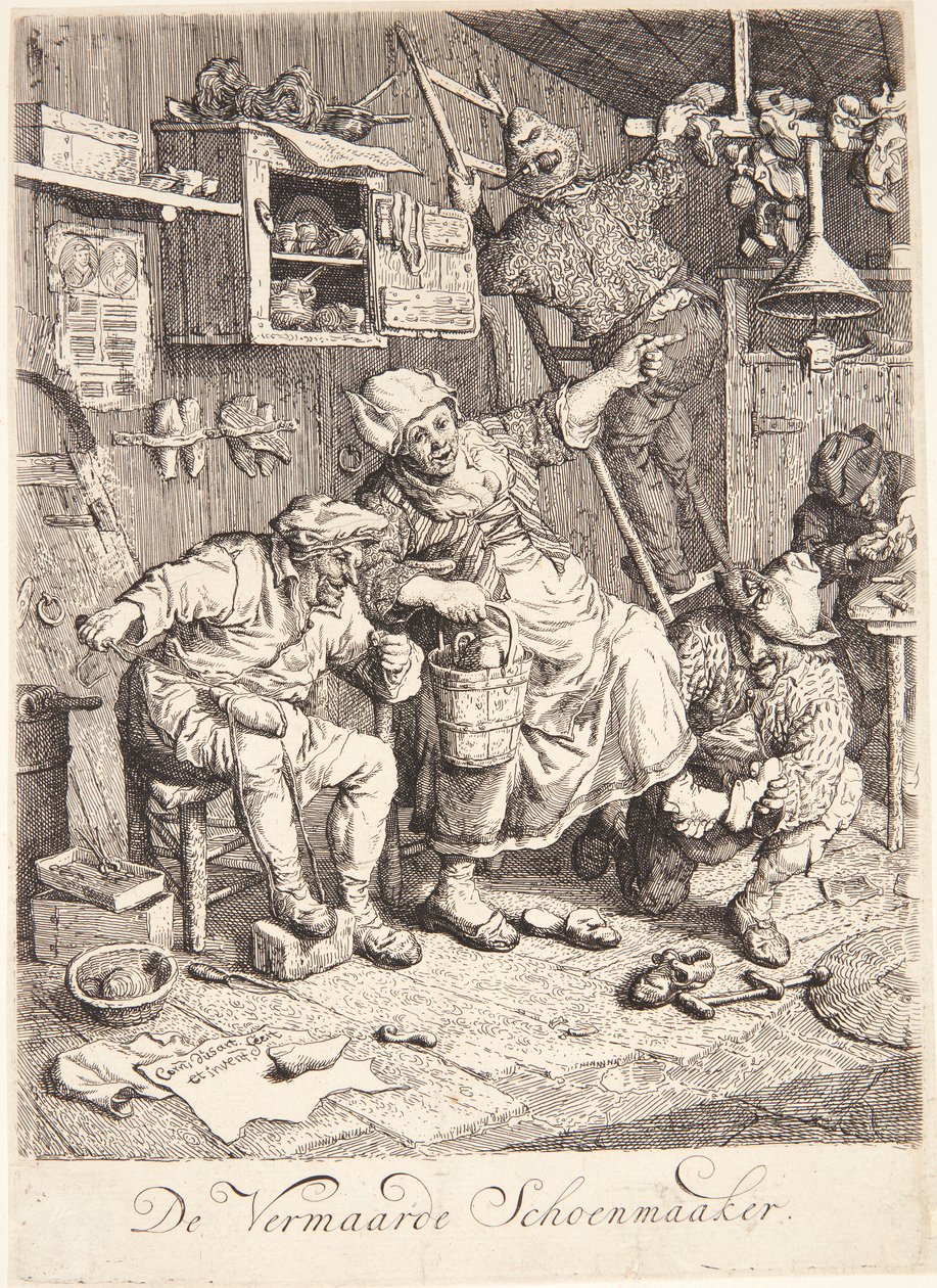En skomakare av Cornelis Dusart