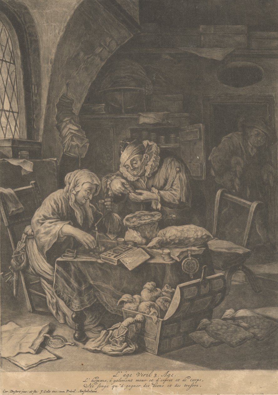 Den manliga åldern av Cornelis Dusart