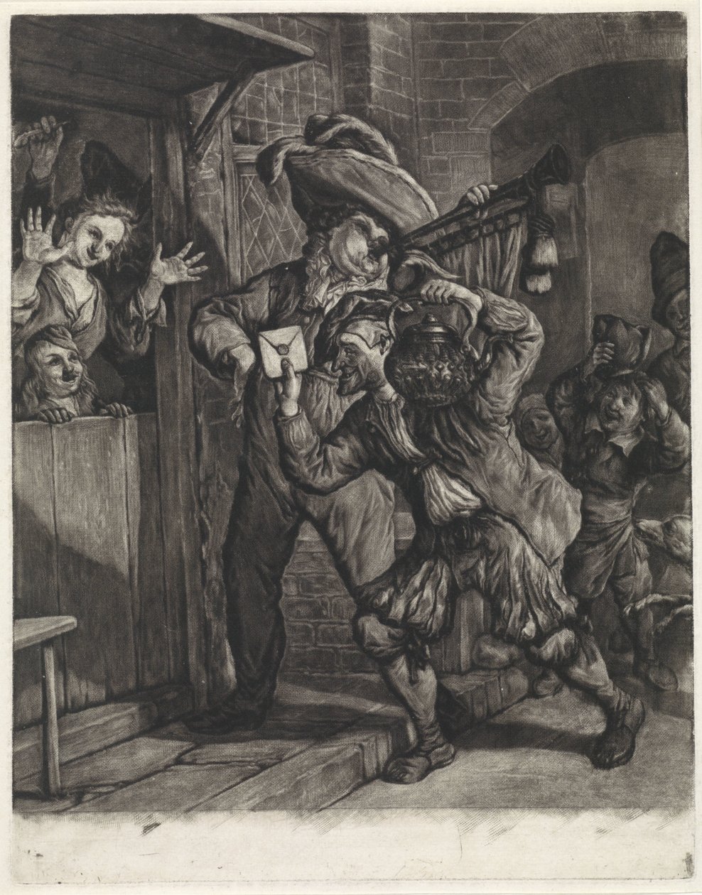Lotteri i Grootebroek, 1694 av Cornelis Dusart