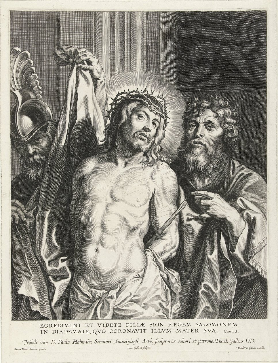 Kristus visad för folket (Ecce Homo) av Cornelis Galle (I)