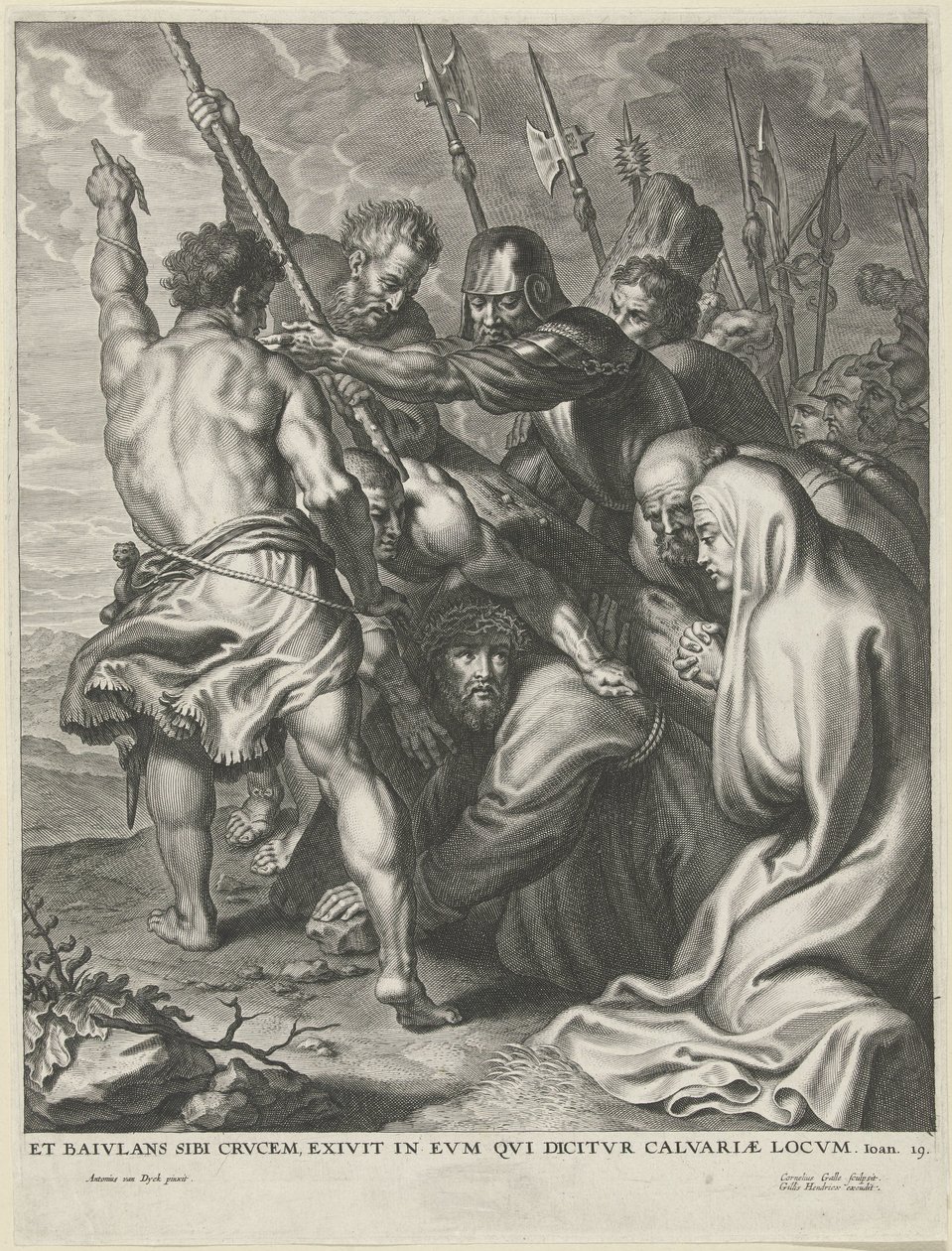 Att bära korset av Cornelis Galle (I)