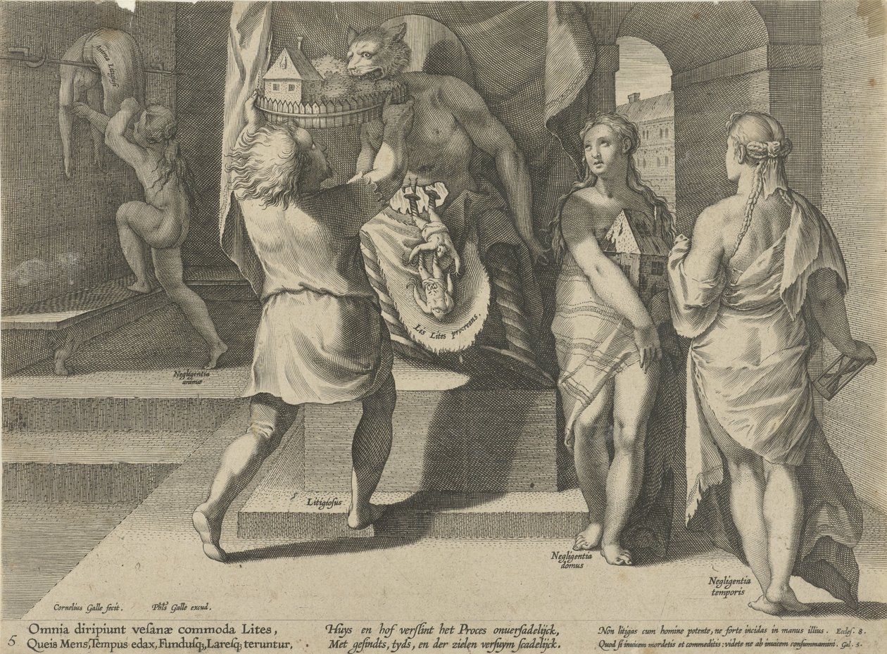Missbruk av äganderätten Missbruk i rättstvister (serietitel) Litis Abusus (serietitel) av Cornelis Galle (I)