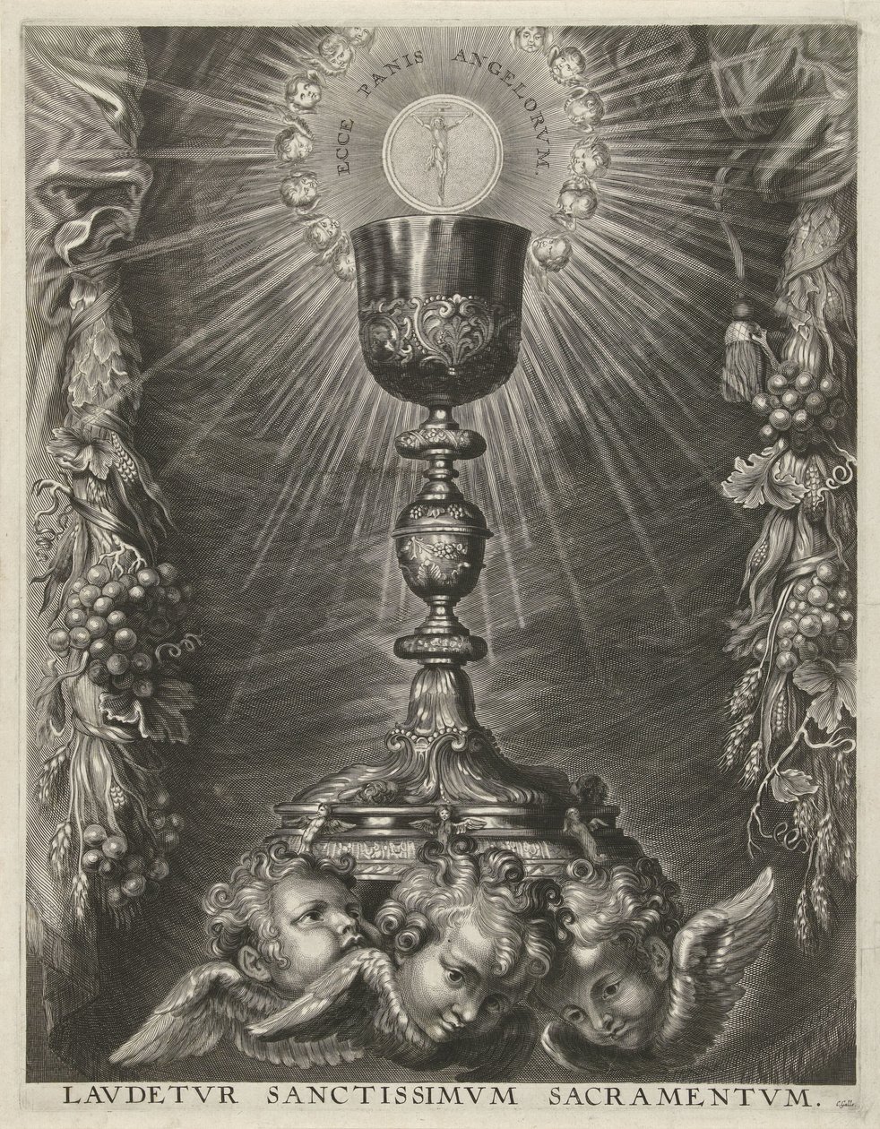 Kalk med värd av Cornelis Galle (I)