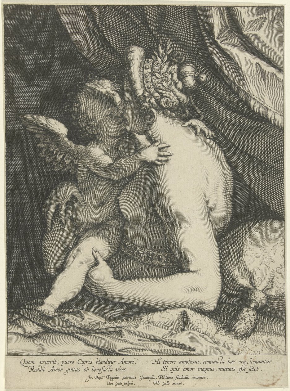Venus Kust Kärlek av Cornelis Galle (I)