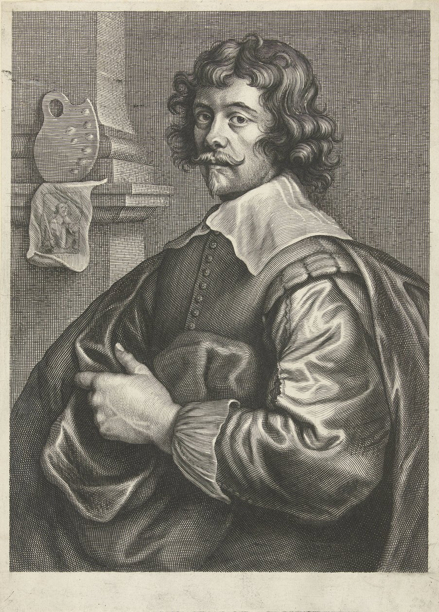 Porträtt av Joannes Meyssens av Cornelis Galle (II)