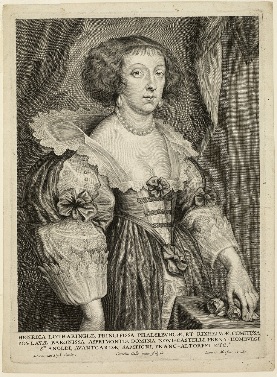 Henriette av Lothringen av Cornelis Galle II