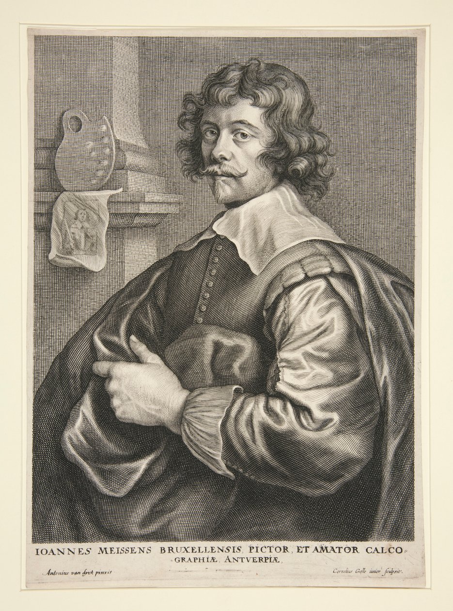 Joannes Meissens, målare och förläggare i Bryssel av Cornelis Galle II