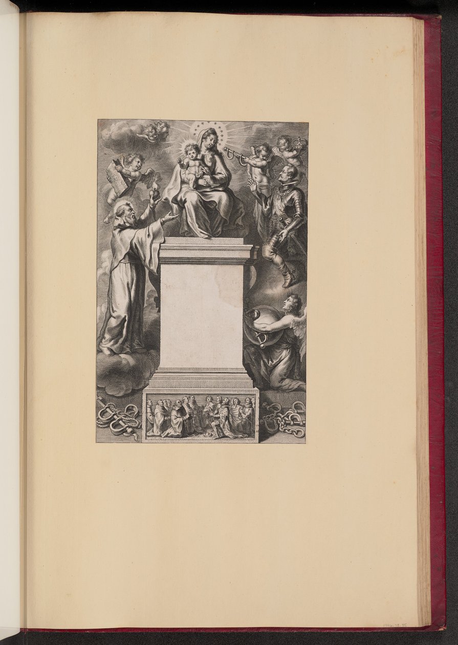 Titelsida för B. Of The Rivers, Of Hierarchy Mariana Free Sex av Cornelis Galle II after Erasmus Quellinus II after Sir Peter Paul Rubens