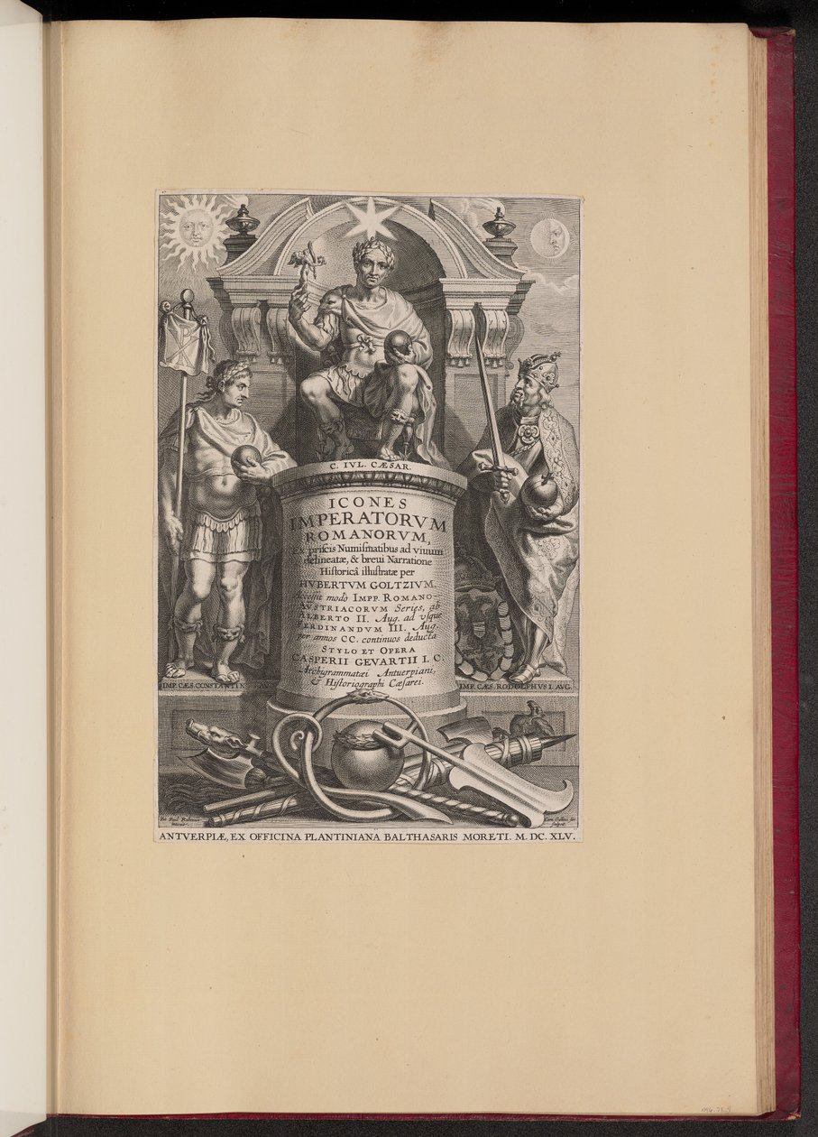 Titelsida för Hubert Goltzius