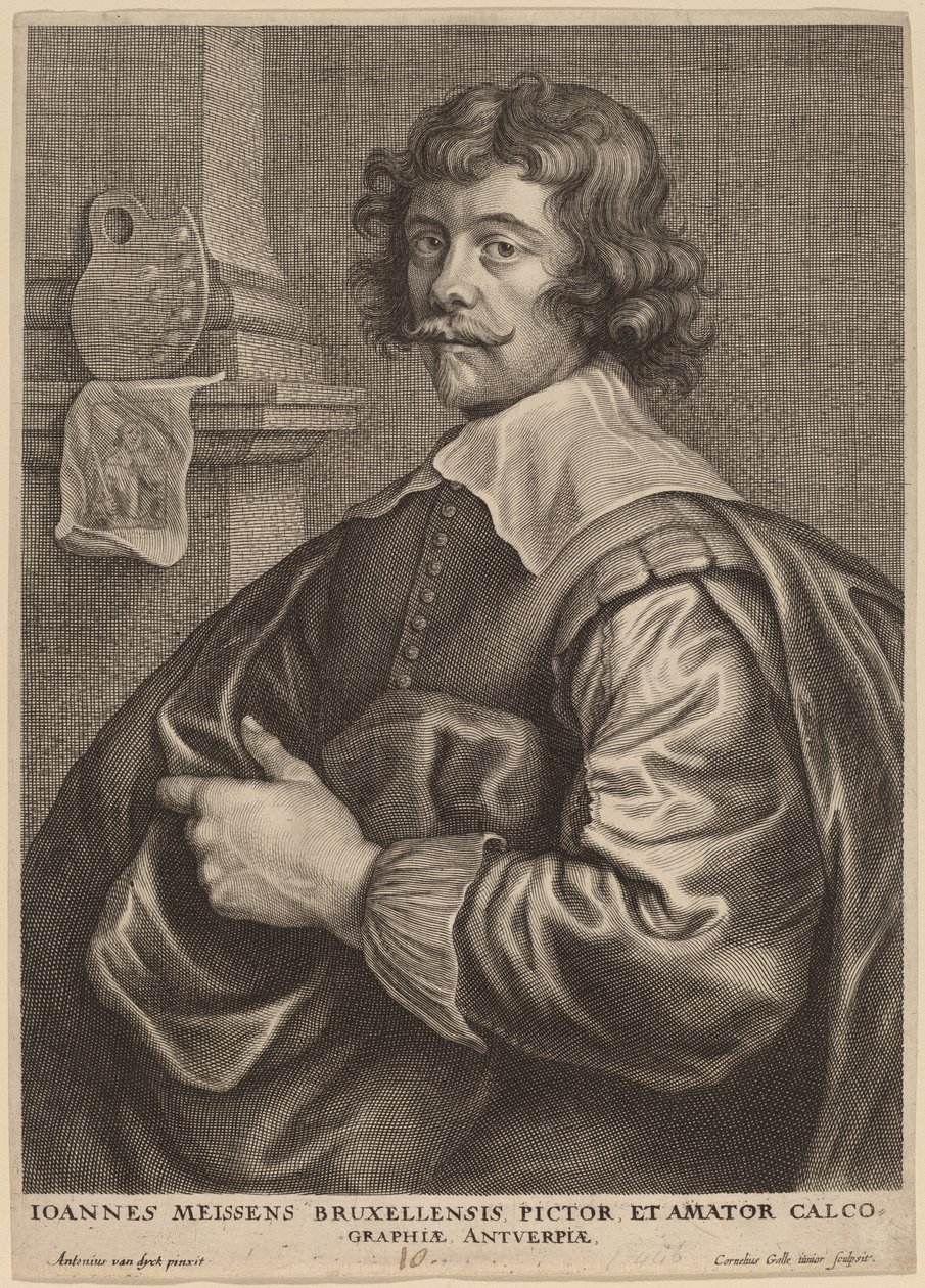 John Meyssens av Cornelis Galle I after Sir Anthony van Dyck