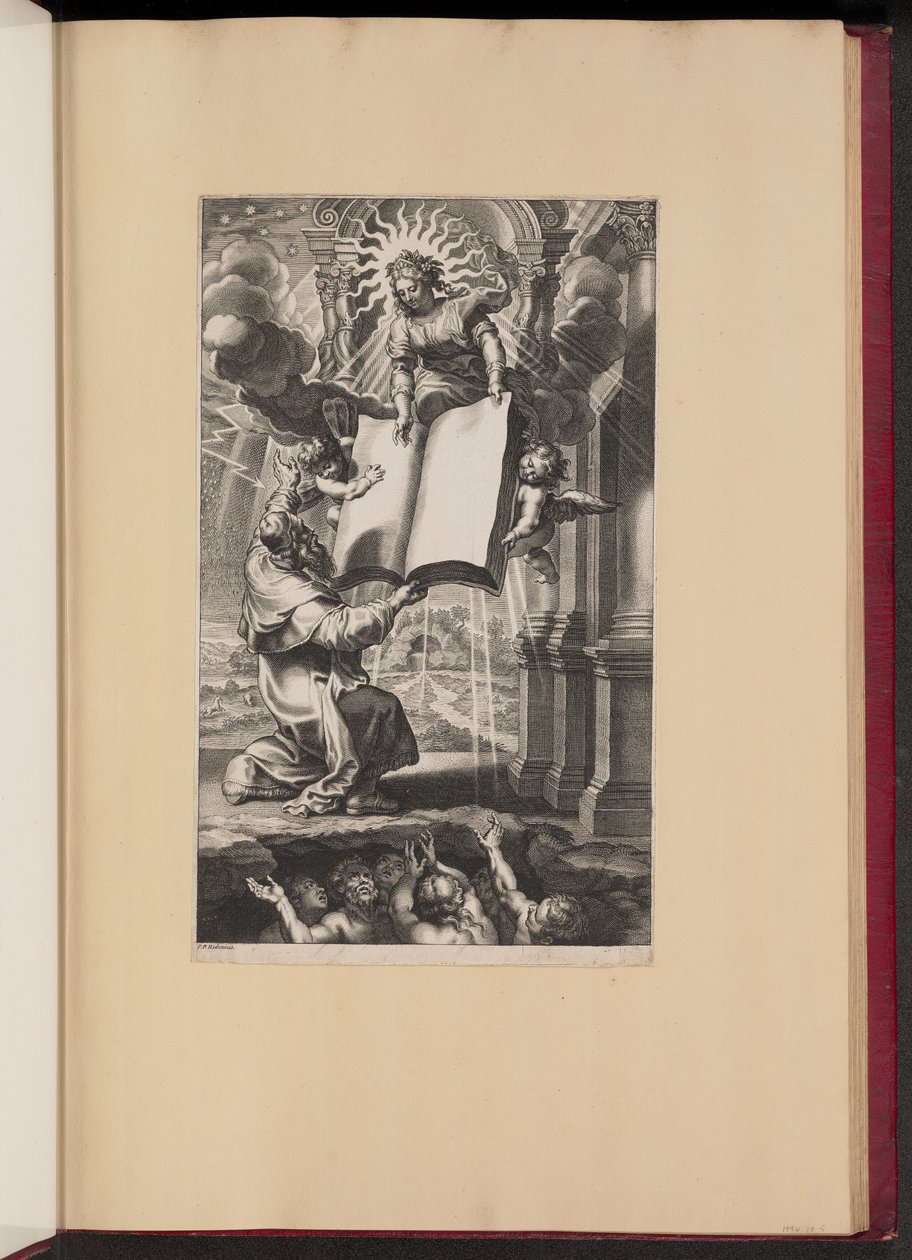 Titelsida för Olivier Boonaerts "In Ecclesiasticvm Commentarivs..." av Cornelis Galle I after Sir Peter Paul Rubens