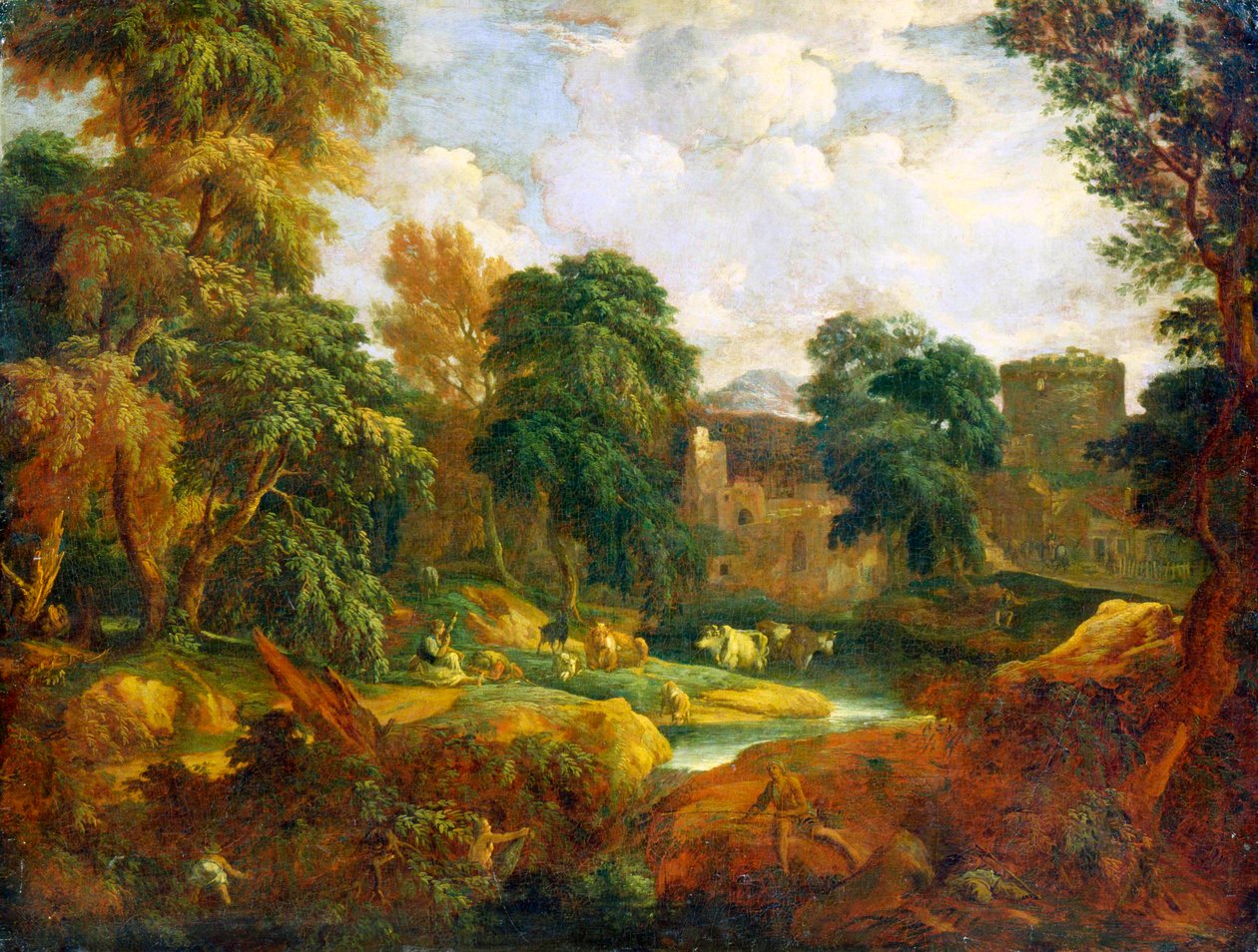 Flanderns landskap, 1600- eller tidigt 1700-tal av Cornelis Huysmans