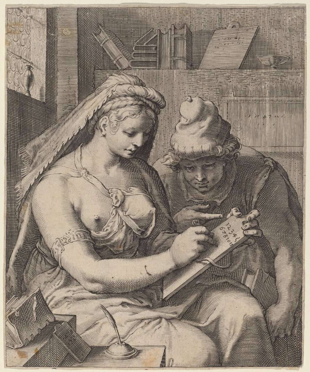 Aritmetisk av Cornelis Jacobsz Drebbel, after Hendrik Goltzius