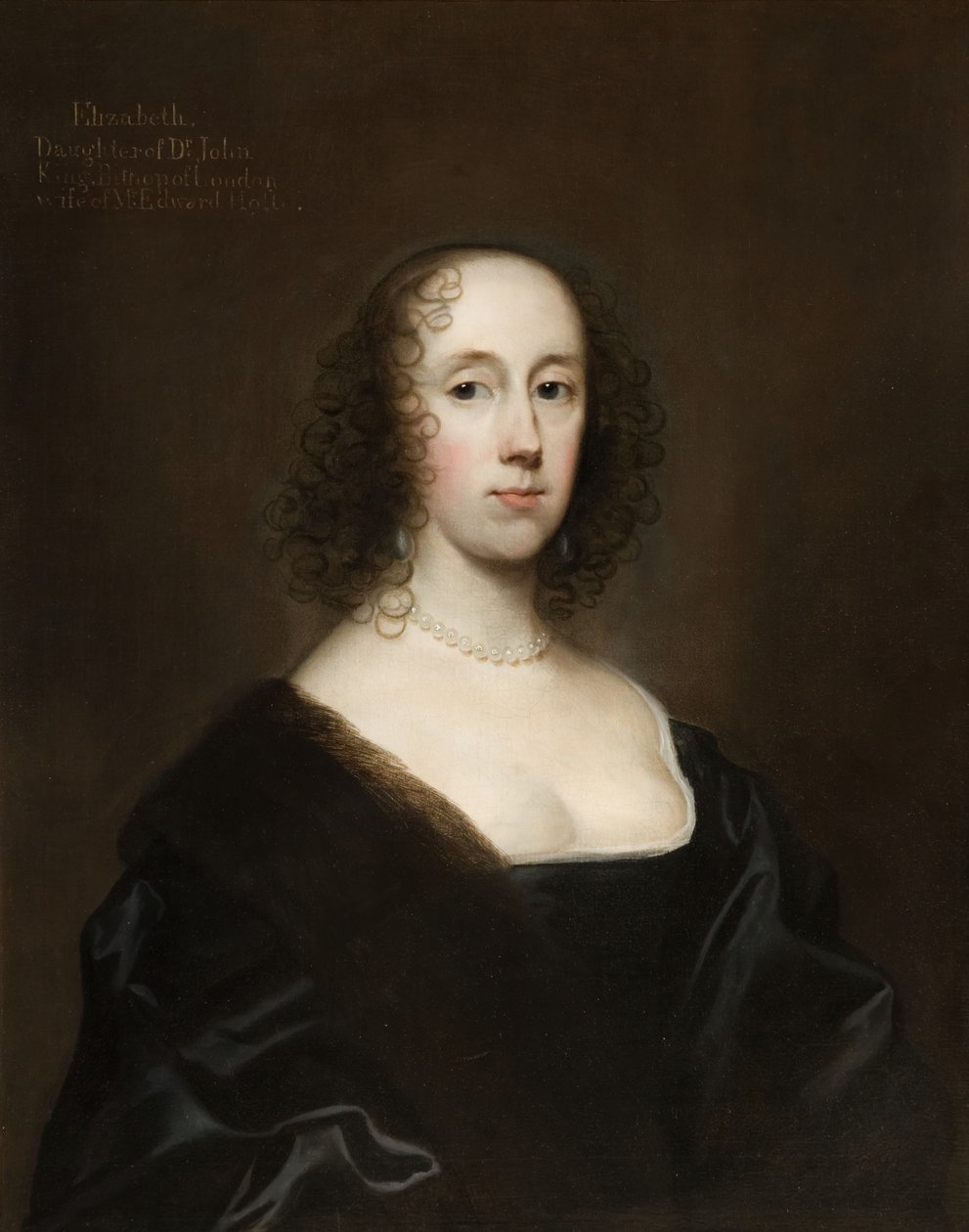 Porträtt av Elizabeth Holte no King, 1636. av Cornelis Janssens van Ceulen