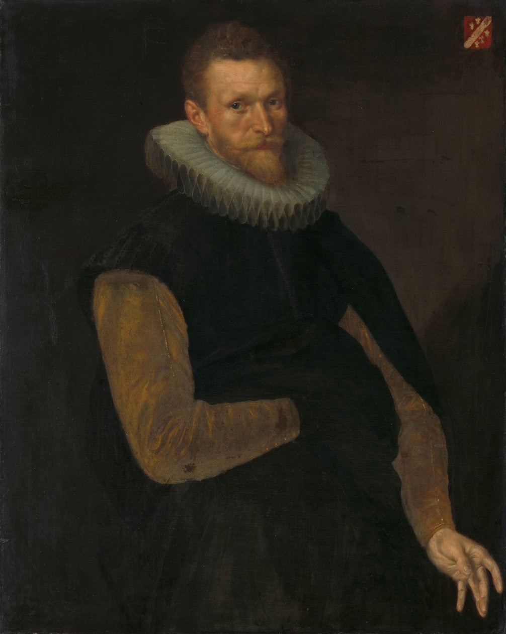 Jacob Cornelisz Banjaert, kallad van Neck (1564-1638), amiral, borgmästare och rådman i Amsterdam av Cornelis Ketel