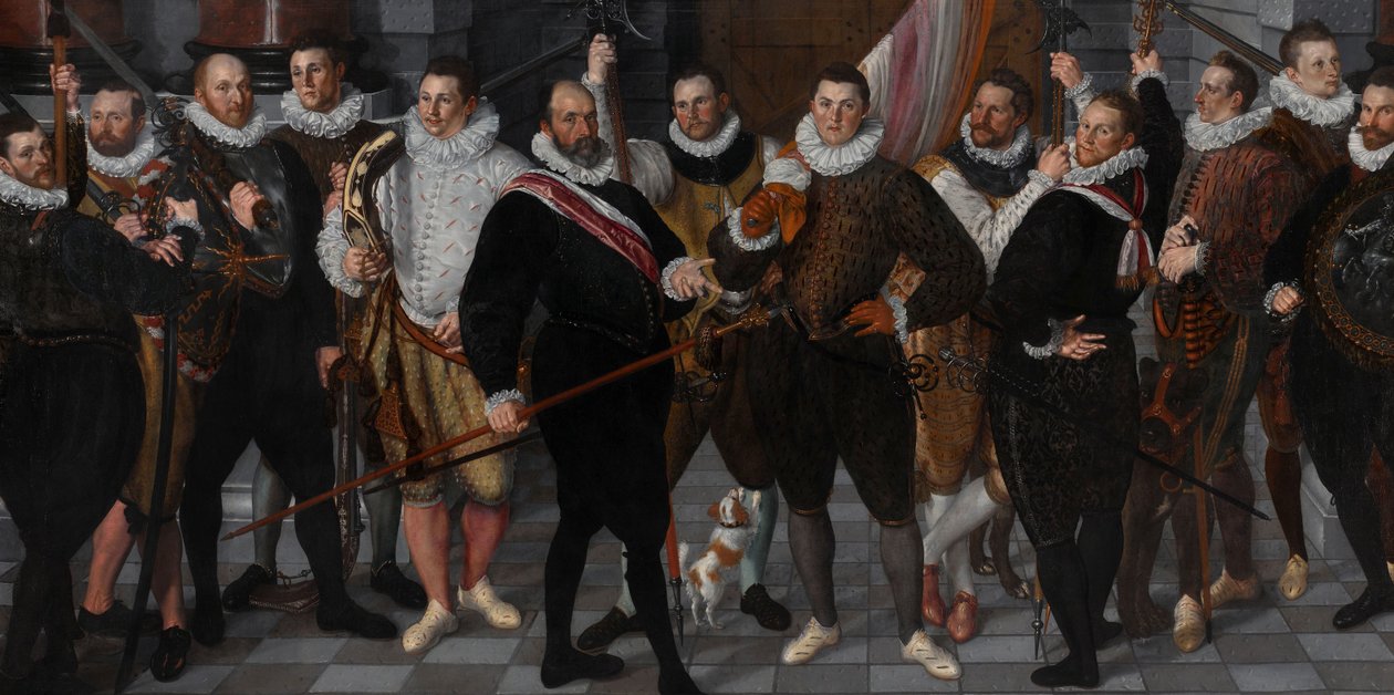 Kompaniet av kapten Dirck Jacobsz Rosecrans och löjtnant Pauw Kompaniet av kapten Dirck Jacobsz Rosecrans och löjtnant Pauw, Amsterdam, 1588 av Cornelis Ketel