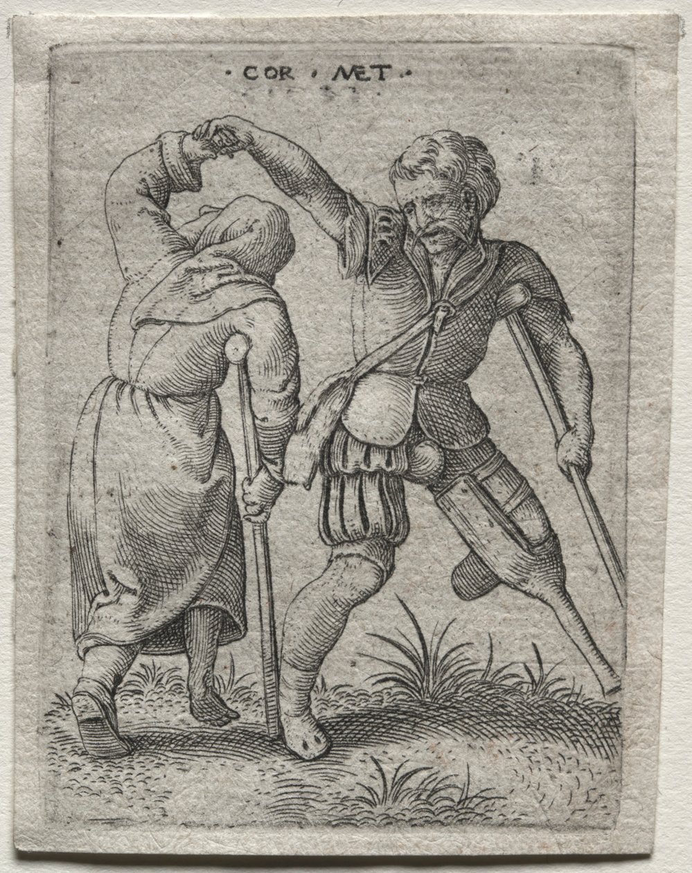 Dansande krymplingar av Cornelis Massys
