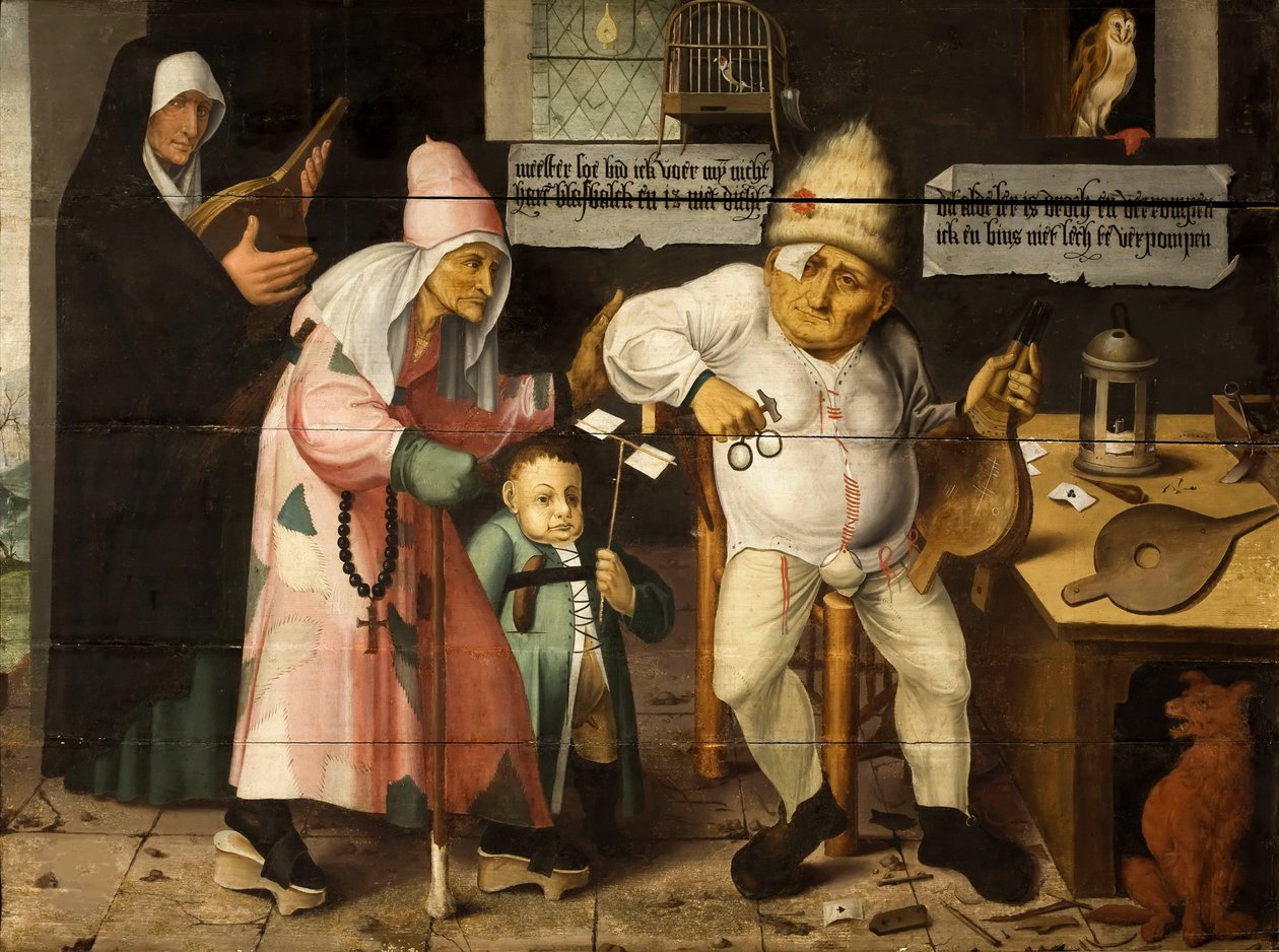 Bälgmender Efter Hieronymus Bosch, ca. 1550. av Cornelis Massys