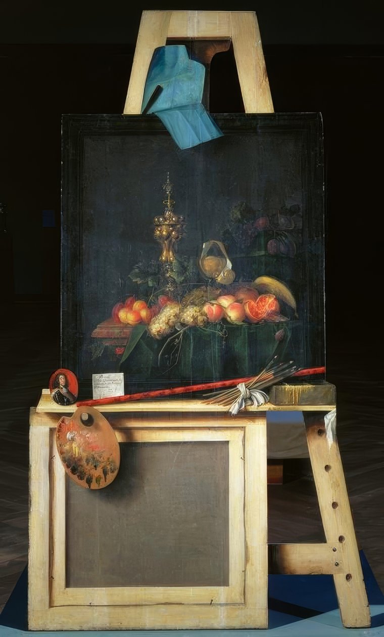 Målarstafli med stilleben av frukt av Cornelis Norbertus Gysbrechts