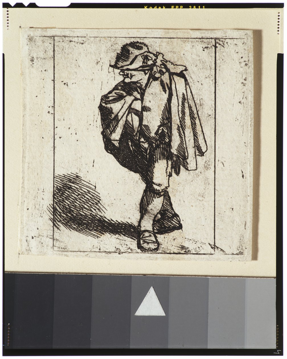 Man med en hand in i sin dubblett av Cornelis Pietersz Bega
