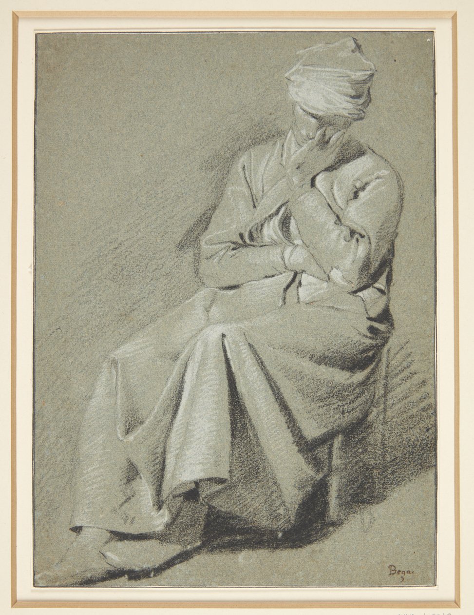 Sittande kvinna av Cornelis Pietersz Bega
