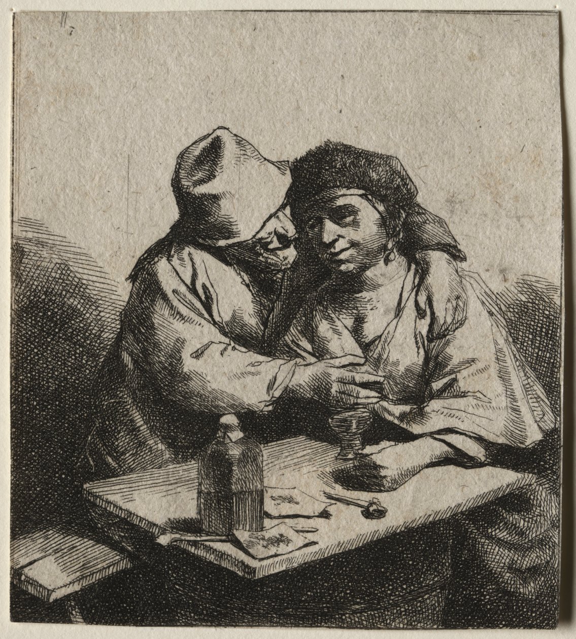 Det amorösa paret av Cornelis Pietersz Bega