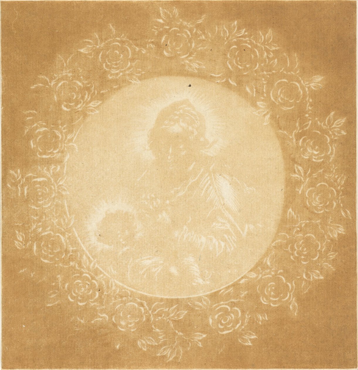 Maria med Kristusbarn Jungfru Maria och Jesusbarnet av Cornelis Ploos van Amstel